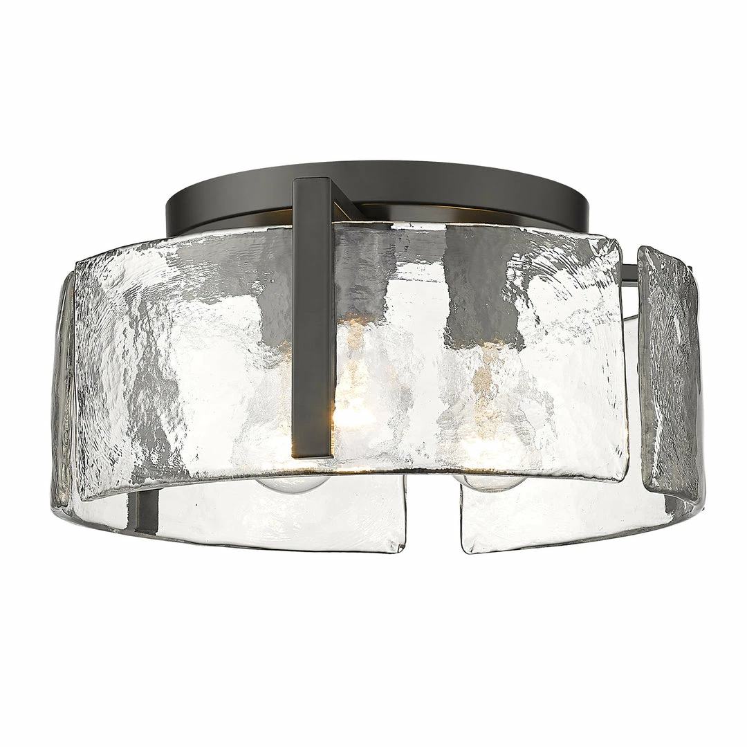 Wholesale 🤩 Golden Lighting Aenon Flush Mount American Farmhouse 👏 3 Golden Lighting Aenon Flush Mount American Farmhouse
