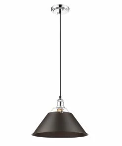 Best Pirce ๐ Golden Lighting Orwell Large Pendant - 14" - Closeout ๐ 23 Golden Lighting Orwell Large Pendant - 14