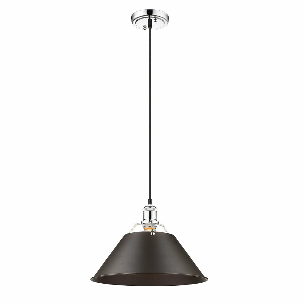 Best Pirce ๐ Golden Lighting Orwell Large Pendant - 14" - Closeout ๐ 12 Golden Lighting Orwell Large Pendant - 14" - Closeout