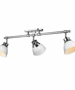 Golden Lighting Duncan Semi-Flush - Track Light - Closeout American Farmhouse