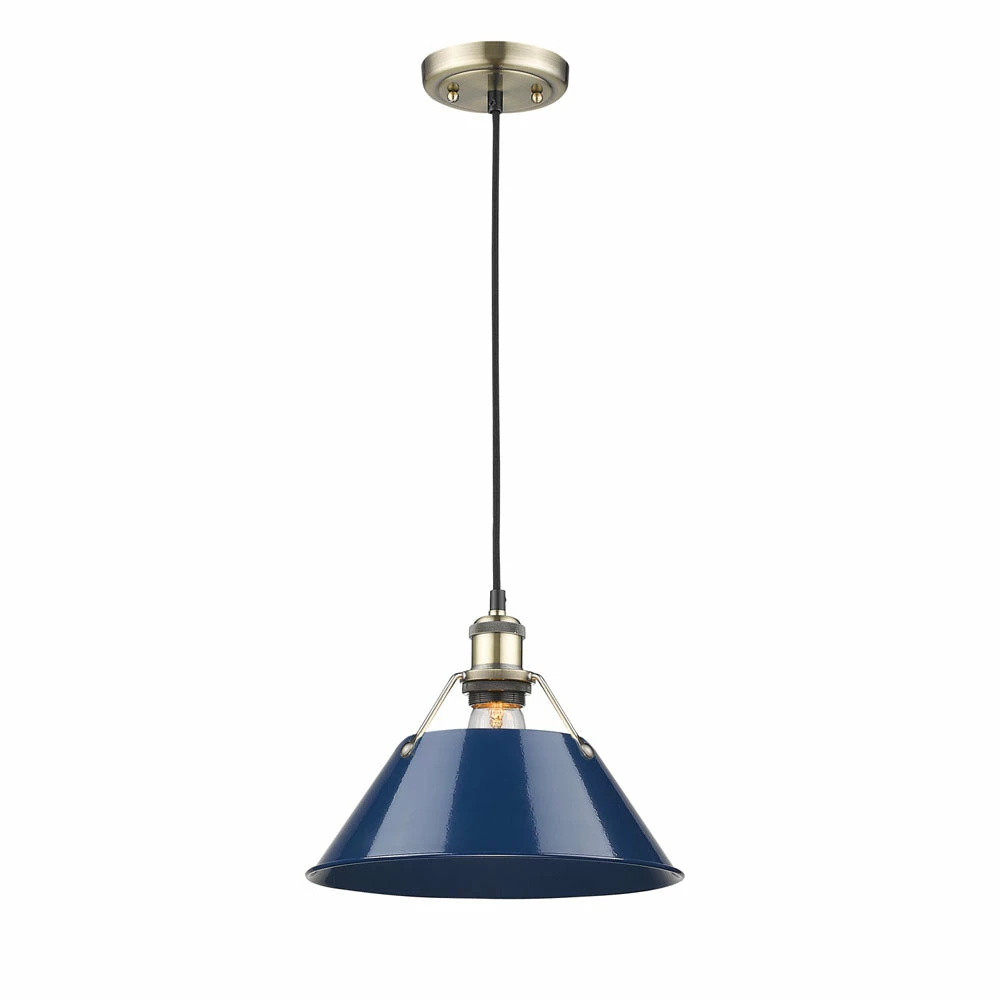 Best Pirce ๐ Golden Lighting Orwell Large Pendant - 14" - Closeout ๐ 6 Golden Lighting Orwell Large Pendant - 14" - Closeout