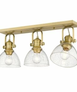 Golden Lighting Hines 3 Light Bath Vanity American Farmhouse