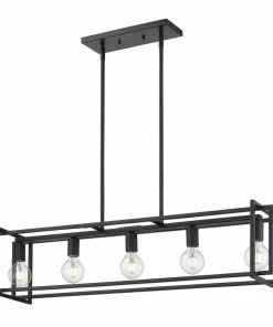 Golden Lighting American Farmhouse Tribeca Linear Pendant