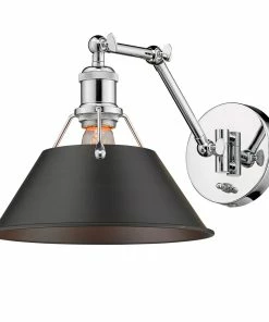 Golden Lighting Transitional Looks Orwell 1 Light Articulating Wall Sconce