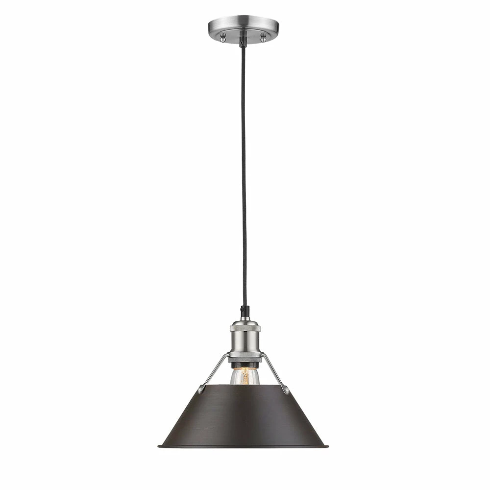 Budget ๐ฏ Golden Lighting Orwell Medium Pendant - 10" American Farmhouse ๐งจ 9 Golden Lighting Orwell Medium Pendant - 10" American Farmhouse