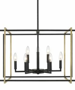 Golden Lighting Tribeca 9 Light Chandelier - Closeout American Farmhouse