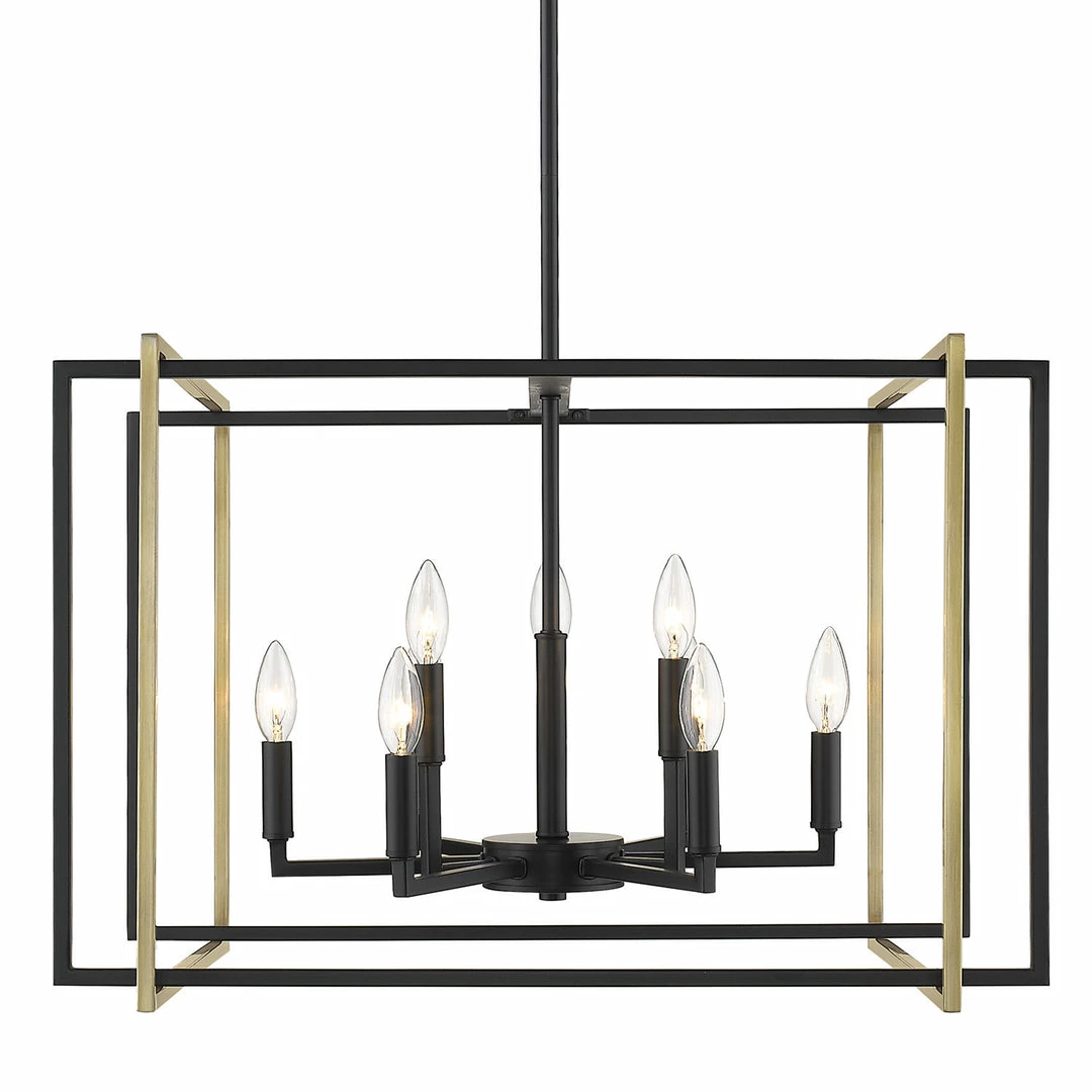 Outlet ✨ Golden Lighting Tribeca 9 Light Chandelier - Closeout American Farmhouse ✔️ 3 Golden Lighting Tribeca 9 Light Chandelier - Closeout American Farmhouse