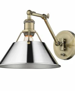 Golden Lighting Transitional Looks Orwell 1 Light Articulating Wall Sconce