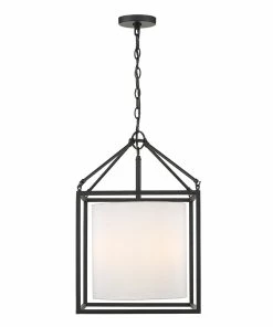 Golden Lighting American Farmhouse Manhattan 3 Light Pendant