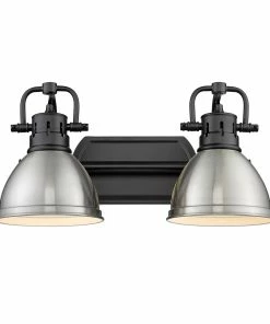 New ✨ Golden Lighting Duncan 2 Light Bath Vanity 👍 168 Golden Lighting Duncan 2 Light Bath Vanity