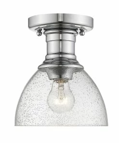 Golden Lighting American Farmhouse Hines Semi-Flush - Closeout