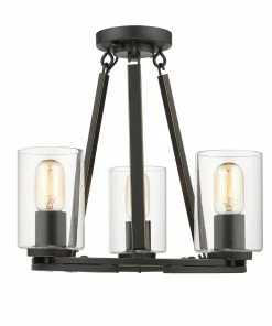 Promo 👍 Golden Lighting Monroe 3 Light Chandelier (Convertible) - Closeout 👍 8 Golden Lighting Monroe 3 Light Chandelier (Convertible) - Closeout