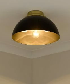 Golden Lighting Zoey Flush Mount American Farmhouse