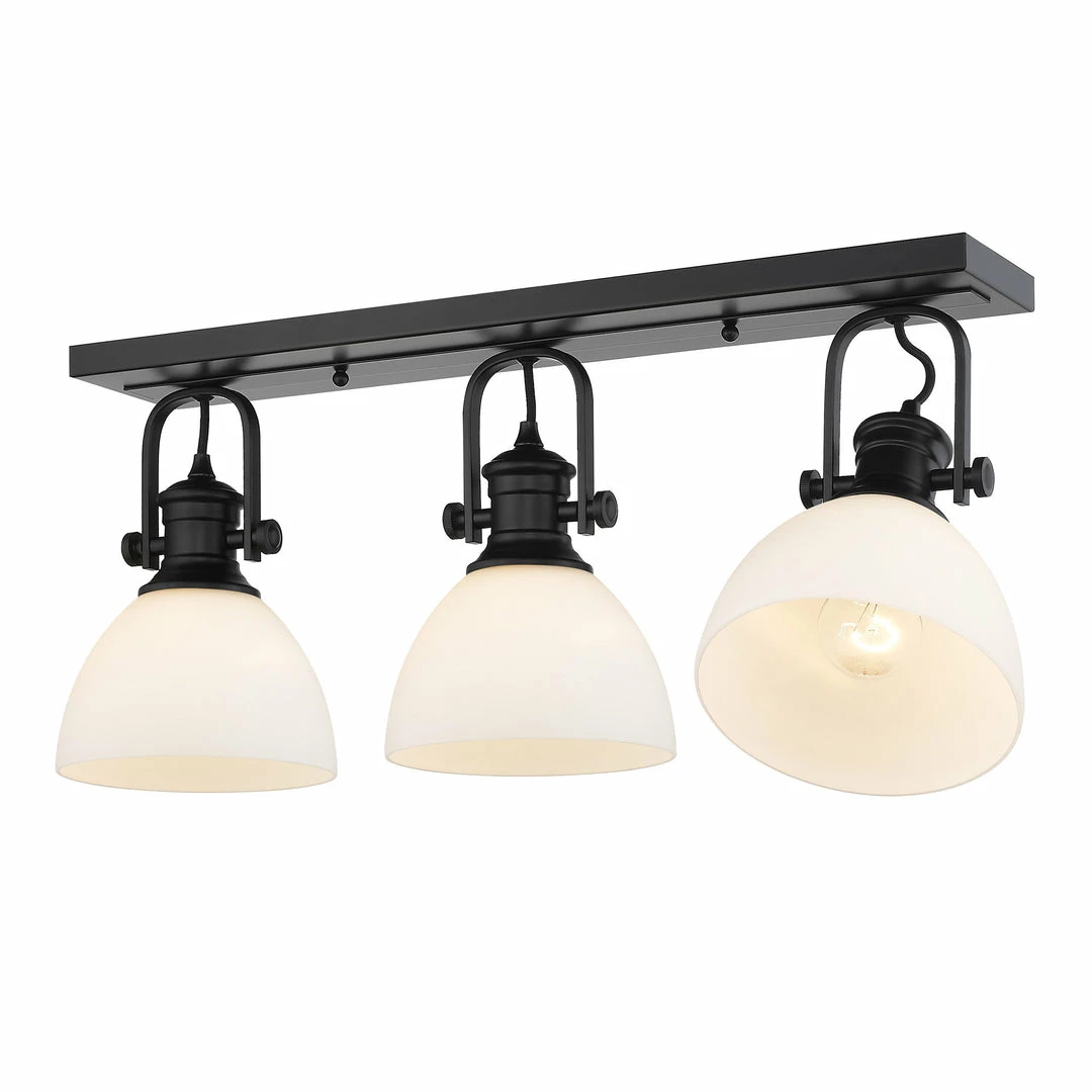 Wholesale ๐ Golden Lighting American Farmhouse Hines 3 Light Semi-Flush โ๏ธ 6 Golden Lighting American Farmhouse Hines 3 Light Semi-Flush