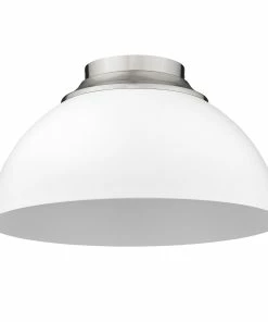 Golden Lighting Zoey Flush Mount American Farmhouse