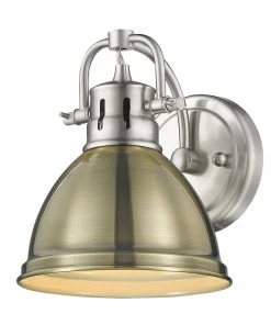 Golden Lighting American Farmhouse Duncan 1 Light Bath Vanity