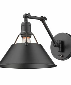 Golden Lighting Transitional Looks Orwell 1 Light Articulating Wall Sconce