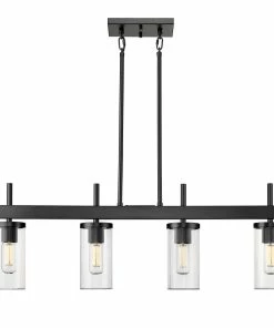 Golden Lighting American Farmhouse Winslett Linear Pendant