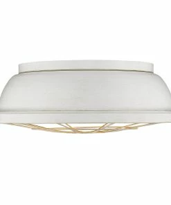 Golden Lighting American Farmhouse Bartlett Flush Mount - 16