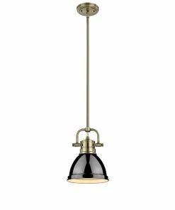 Golden Lighting Duncan Mini Pendant With Rod - Closeout