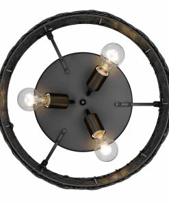 Wholesale ๐คฉ Golden Lighting Erma Flush Mount American Farmhouse โจ 10 Golden Lighting Erma Flush Mount American Farmhouse