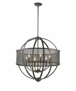 Best Pirce ๐งจ Golden Lighting American Farmhouse Colson 6 Light Chandelier โค๏ธ 41 Golden Lighting American Farmhouse Colson 6 Light Chandelier