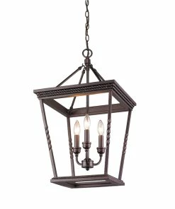 Golden Lighting Davenport 3 Light Pendant