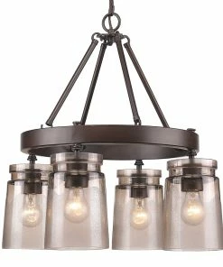 Golden Lighting Travers 4 Light Chandelier - Closeout Closeouts