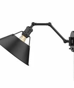 Golden Lighting Transitional Looks Orwell 1 Light Articulating Wall Sconce