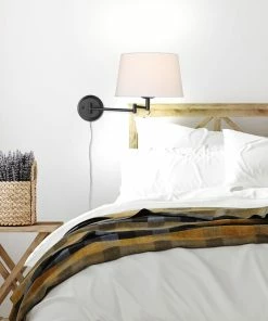 Golden Lighting American Farmhouse Eleanor 1 Light Articulating Wall Sconce