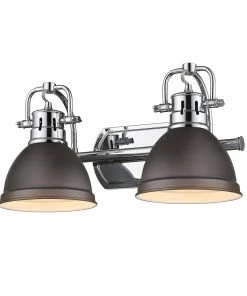 New ✨ Golden Lighting Duncan 2 Light Bath Vanity 👍 202 Golden Lighting Duncan 2 Light Bath Vanity