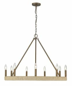 Golden Lighting Yates 9 Light Chandelier