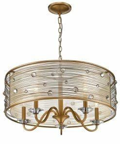 Golden Lighting American Farmhouse Joia 5 Light Chandelier