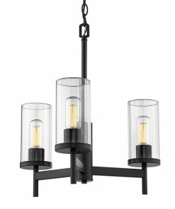 Golden Lighting Winslett 3 Light Chandelier American Farmhouse