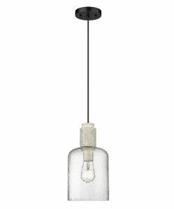 Golden Lighting American Farmhouse Pedra Small Pendant