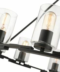 Discount 🛒 Golden Lighting Monroe 9 Light Chandelier American Farmhouse ❤️ 10 Golden Lighting Monroe 9 Light Chandelier American Farmhouse