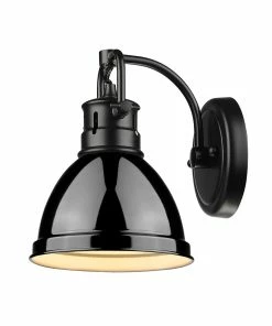 Golden Lighting American Farmhouse Duncan 1 Light Bath Vanity