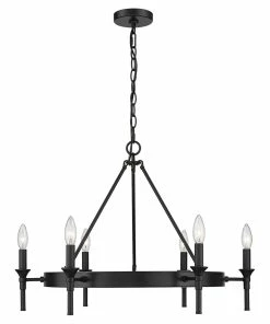 Golden Lighting Edinburgh 6 Light Chandelier