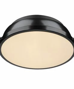 Top 10 💯 Golden Lighting Transitional Looks Duncan 14" Flush Mount 🥰 105 Golden Lighting Transitional Looks Duncan 14