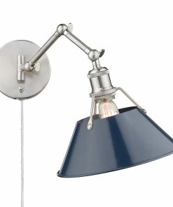 Golden Lighting Transitional Looks Orwell 1 Light Articulating Wall Sconce