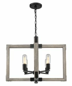 Best reviews of ๐ฏ Golden Lighting Lowell 4 Light Chandelier โจ 8 Golden Lighting Lowell 4 Light Chandelier