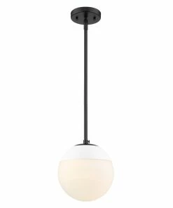 Golden Lighting Dixon Small Pendant With Rod - Closeout