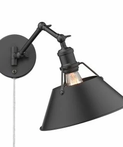 Golden Lighting Transitional Looks Orwell 1 Light Articulating Wall Sconce