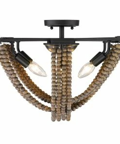 Cheapest ๐ Golden Lighting American Farmhouse Samba 6 Light Semi-Flush - Closeout ๐ 27 Golden Lighting American Farmhouse Samba 6 Light Semi-Flush - Closeout