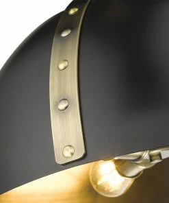 Golden Lighting American Farmhouse Aldrich 3 Light Pendant