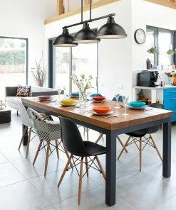 Golden Lighting Duncan 3 Light Linear Pendant