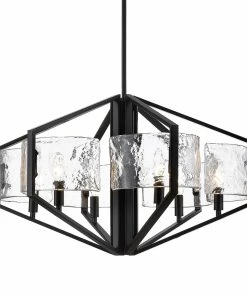 Golden Lighting Varsha 6 Light Chandelier American Farmhouse