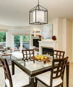 Golden Lighting American Farmhouse Manhattan 3 Light Pendant