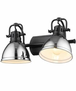 New ✨ Golden Lighting Duncan 2 Light Bath Vanity 👍 163 Golden Lighting Duncan 2 Light Bath Vanity