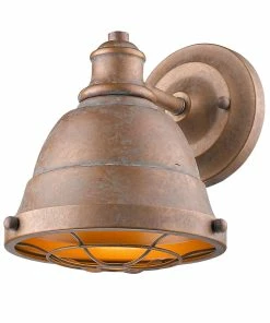 Golden Lighting Bartlett 1 Light Bath Vanity American Farmhouse